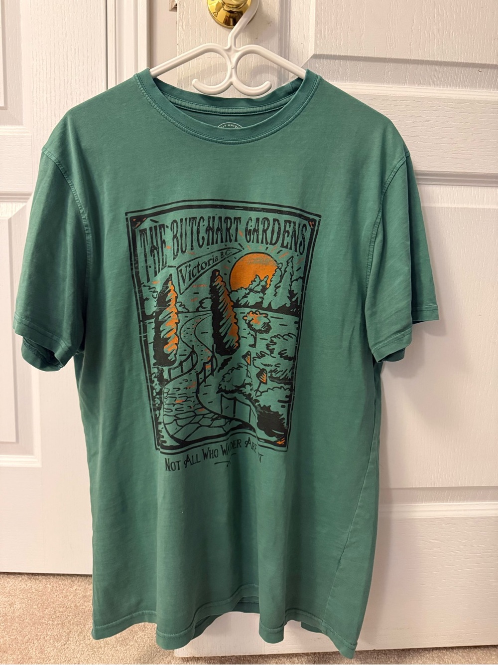 Nike Teal Graphic Butchart Gardens Short Sleeve Tee